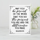 お前が誇りを持ったやっている仕事を… 招待状 (スタンド正面)