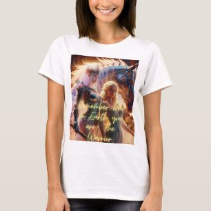 「お前が誰であるかを思い出す:戦士": Tシャツ