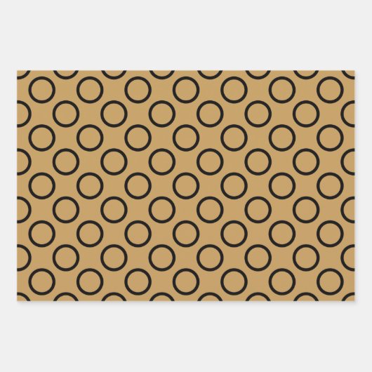 お前が輪を作った違いのために賢いフクロウ ラッピングペーパーシート (正面3)