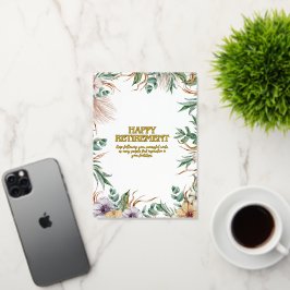 「お前が退職願リラックスい、やりがいのある退職願って！」 箔グリーティングカード