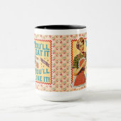 お前が食べ好きになる！-レトロ マグカップ (中央)