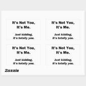 お前じゃない俺だ 長方形シール (シート)