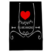 お前すごい！ ミディアムペーパーバッグ (裏面)