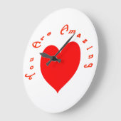 お前すごい！ ラージ壁時計 (傾斜)