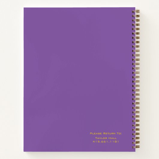 「お前たちが行く書ところ」は友達のテーマではない ノートブック (裏面)