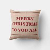 お前たち全員に聖降誕祭お目出とう クッション (裏面)