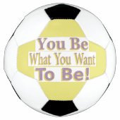 「お前だ！」 かわいいデザイン。買今 サッカーボール (正面)