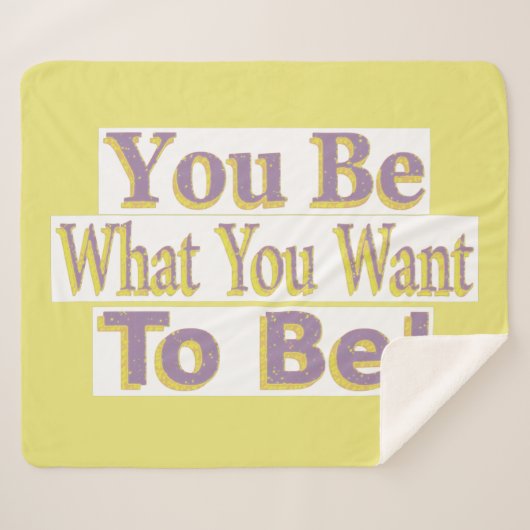 「お前だ!」 かわいいデザイン。買今 シェルパブランケット (正面(横))