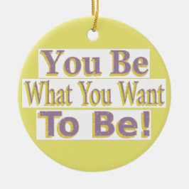 「お前だ！」 かわいいデザイン。買今 セラミックオーナメント