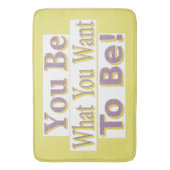 「お前だ!」 かわいいデザイン。買今 バスマット (正面縦)