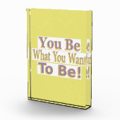 「お前だ！」 かわいいデザイン。買今 フォトブロック (右)