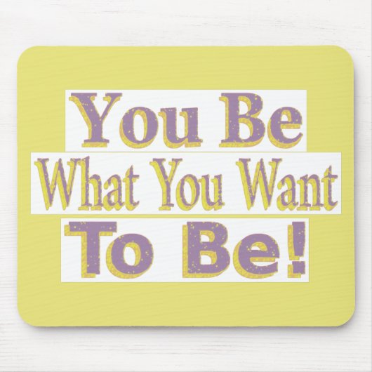 「お前だ!」 かわいいデザイン。買今 マウスパッド (正面)