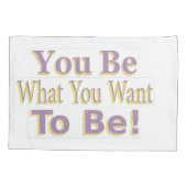 「お前だ！」 かわいいデザイン。買今 枕カバー (裏面)