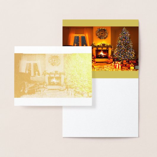 お前とお前のフォイルカードへの聖降誕祭お目出とう 箔カード (ディスプレー)