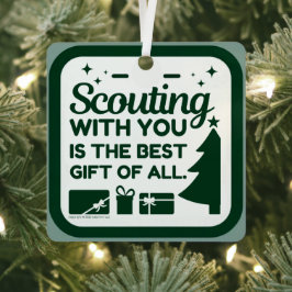 お前と一緒にスカウトする最高ののがプレゼント メタルオーナメント