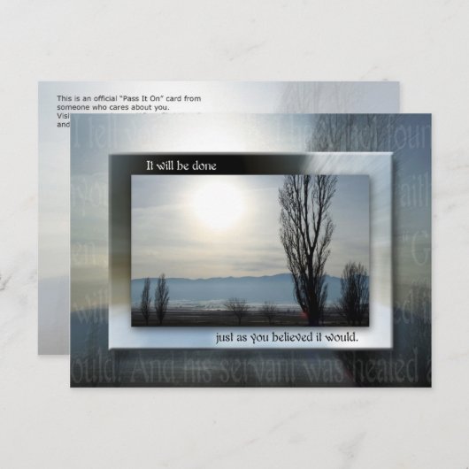 お前と信じ同じく ポストカード (正面/裏面)