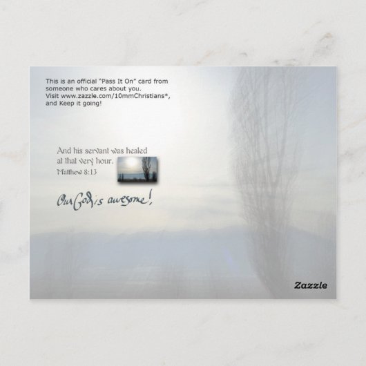 お前と信じ同じく ポストカード (裏面)