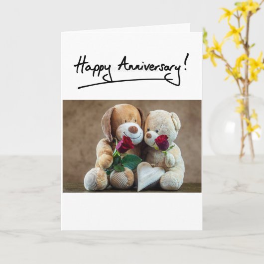 お前と俺は記念日のカードみたいに幸せだ カード (黄色い花)