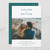 お前と俺|シンプル名|ティール(緑がかった色) セーブザデート (正面/裏面)