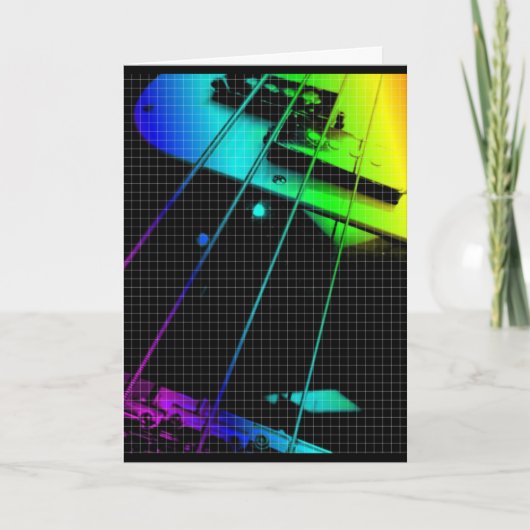 「お前と同じくらい誕生日の岩を願え」 カード (正面)