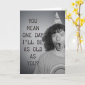 お前と同じ年だ カード (黄色い花)