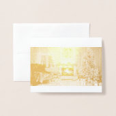 お前と君のホイルカードにメリークリスマス 箔カード (封筒付き正面)