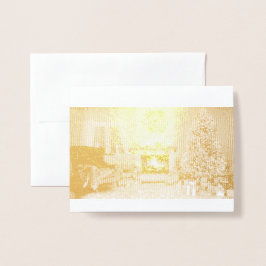 お前と君のホイルカードにメリークリスマス 箔カード