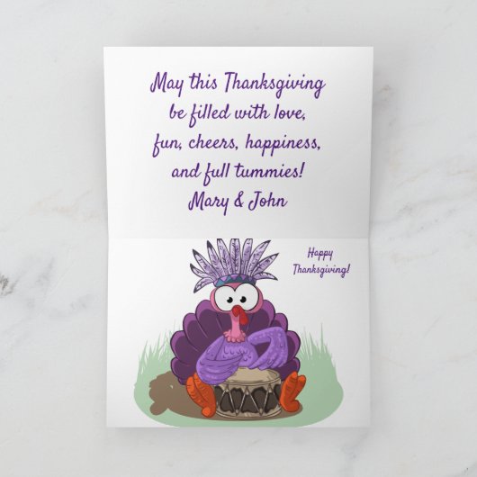 お前と家族に感謝する サンキューカード (内部)