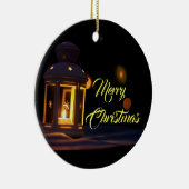 お前と家族に聖降誕祭お目出とう! セラミックオーナメント (右)