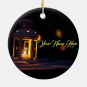 お前と家族に聖降誕祭お目出とう! セラミックオーナメント (裏面)