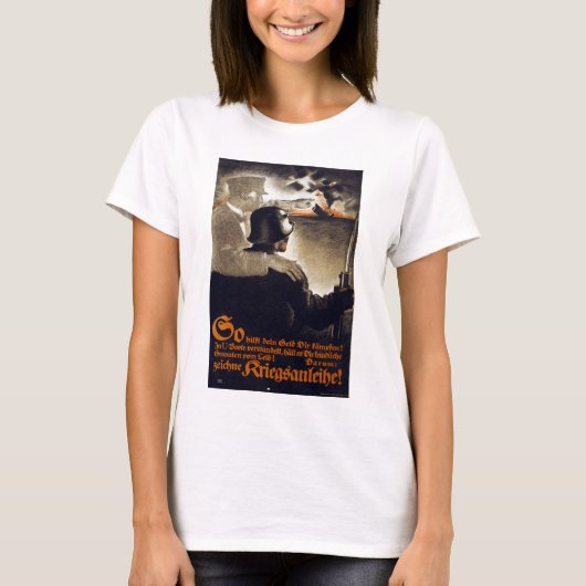 お前と救済戦うお金 Tシャツ (正面)