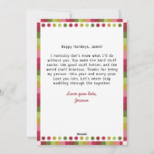 お前なしでワドルで済むのか？ペンギンベスティークリスマス シーズンカード (裏面)