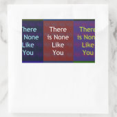 お前には似合わない 長方形シール (バッグ)