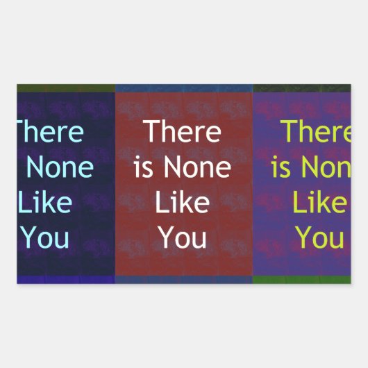 お前には似合わない 長方形シール (正面)