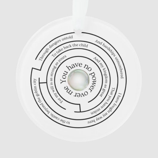 「お前には俺に対する権限がない」オーナメント オーナメント (正面)