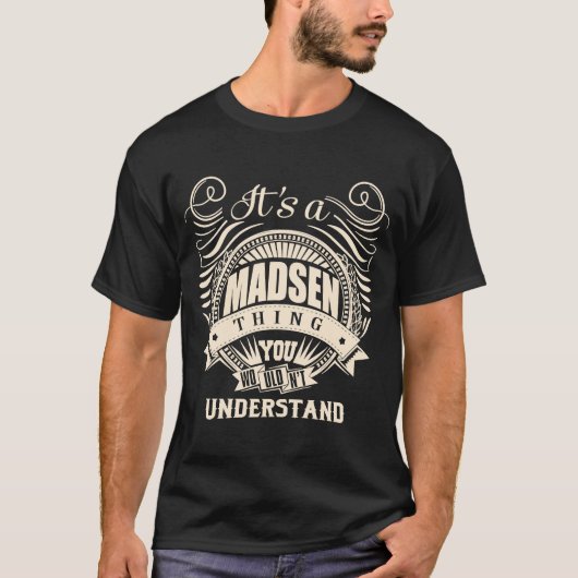 お前には分からないのがマッドセンだ Tシャツ (正面)