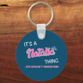 お前には分からないようなナタリアだ キーホルダー (正面)