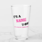 お前には分からないような名前だ タンブラーグラス (正面)