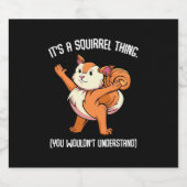 お前には分からないリス物だ ビールラベル (シングルラベル)