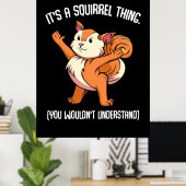 お前には分からないリス物だ ポスター (ホームオフィス)