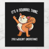 お前には分からないリス物だ ワインラベル (シングルラベル)