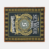 お前には分からない世俗的な事だ フリースブランケット (正面(横))