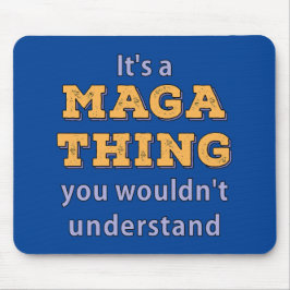 お前には分からない魔法の事だ マウスパッド