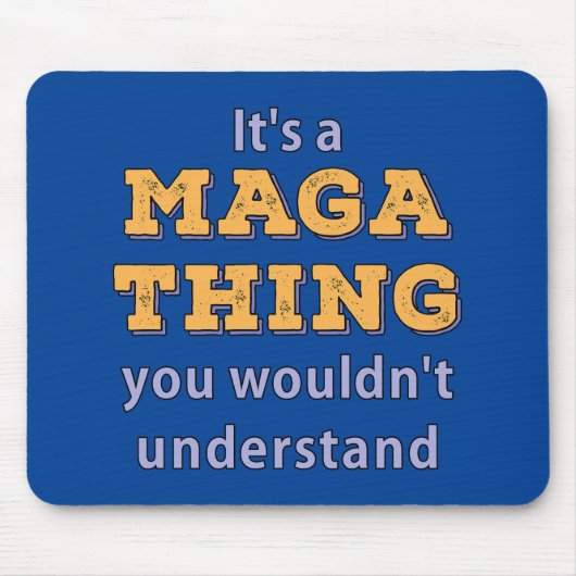 お前には分からない魔法の事だ マウスパッド (正面)