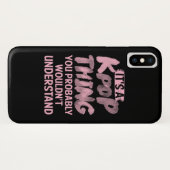 お前には分からないkpopだ Case-Mate iPhoneケース (裏面(横))