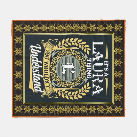 お前には分からなかったことだ フリースブランケット (正面(横))