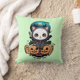 お前にもブー | キュートキャットこうもりウィングズ&カボチャ クッション