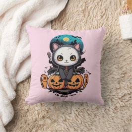 お前にもブー | キュートキャットこうもりウィングズ&カボチャ クッション