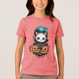 お前にもブー | キュートキャットこうもりウィングズ&カボチャ トライブレンドＴシャツ