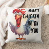 お前にチキン入れ クッション (ブランケット)